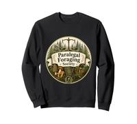 Paralegal Foraging Society Funghi Caccia Legge Design Felpa