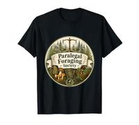 Paralegal Foraging Society Funghi Caccia Legge Design Maglietta