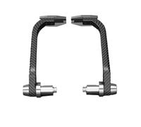 Paraleve Moto Coppia paramani for moto in alluminio Protezione anticaduta for motocicli for le mani da motocross(Silver)