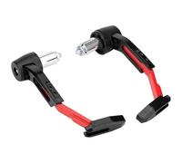 Paraleve Moto Copri leva freno con protezione universale da 7/8 "di lunghezza regolabile, adatto for la delle mani su motocicli, scooter(Red)