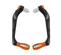 Paraleve Moto Fit Use for RC 125 200 390 690 RC390 RC200 RC125 Moto Manopole Del Manubrio Guard Freno Leve di Frizione Manubrio Bar Guard Protector Leva Protezione Della Frizione Moto(B Orange)