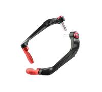 Paraleve Moto Paramani for moto Protezione for le mani Parti modificate for for manubrio da 7/8 pollici frizione freno universale for(Red)