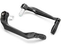 Paraleve Moto/Scooter Nere Universali 22mm per Freno/Frizione in Alluminio CNC