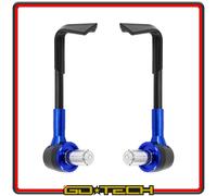 PARALEVE MOTO SCOOTER PROTEZIONE LEVE FRENO FRIZIONE COPPIA Blu Anodizzato