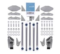Weld-On Parallel 4 Link Sospensione 24" Steel HotRod Classic Car Air Mounts