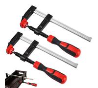 Parallel Clamps - 2 pezzi Woodworking Tool, Set Precision Carpenter Clamping System for Strong Hold Gluing Fixing Framing Cabinet Making Carpentry Job Site Workshop Construction 5.91x1.38 inch