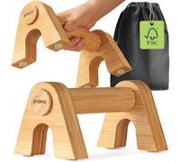 Parallele Calisthenics 2x Maniglie per Flessioni in Legno Ergonomiche e