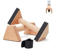 Parallele Calisthenics, Parallele Basse, Maniglie per Flessioni in Legno, Parallele in Legno, Push Up Bar Fitness, Parallele Calisthenics, per interni ed esterni, Antiscivolo e Portatili