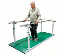 Parallele per Fisioterapia, Regolabile in Altezza e Larghezza | Ideale per Riabilitazione e Problemi di Equilibrio nella Deambulazione(Green2)