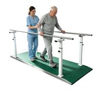 Parallele per Fisioterapia, Strumento per il recupero post-operatorio | Ideale per Riabilitazione e Problemi di Equilibrio nella Deambulazione(Green)