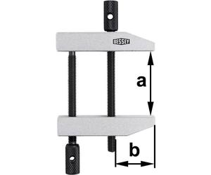 Paralleler Schraubstock, Größe 1, 36mm BESSEY