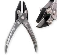 Parallelo Azione Mezza Piatto Rotondo Pinze 140mm per Creazione Gioielli, Ottico