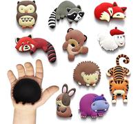 Parallelower 10 Pezzi Calamite da Frigo animali Frigoriferi Deco Giocattoli Magnetici Magneti per il Frigo con Animali per Prescolare Lavagne Bianche Decorativi Regali per Bambini