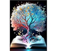 parallelower 5D Diamond Painting DIY Diamond Painting Kit Completo Albero della vita diamante pittura kit per Decorazione della Parete di Casa 30x40cm