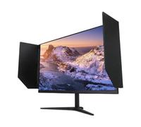 Paraluce Antiriflesso, Parasole Pieghevole for Monitor Del Computer | Con pannelli laterali for la privacy, adatto a schermi da 24-27 pollici, regolazione dell'inclinazione a 180°