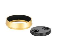 Paraluce con cappuccio, compatibilità for fotocamera digitale Leica Q3 43 Q2 Q nero oro sostituisce la copertura rotonda(Gold)