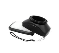 Paraluce DV quadrato 16:9 con copri WB, 30 37 43 46 | 52 58 62 67 72 77 mm, universale per videocamera digitale(62mm)