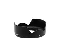 Paraluce ES-65B, compatibile con Canon, RF 50mm f1.8 STM | Forma circolare a fiore, plastica nera, attacco baionetta reversibile(Flower Shaped)