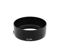 Paraluce ES-65B, compatibile con Canon, RF 50mm F1.8 STM | Paraluce circolare a fiore nero in plastica, attacco a baionetta reversibile, 1 x ES-65B(Circular)