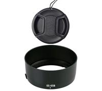 Paraluce ES-65B e copriobiettivo da 43 mm compatibile con Canon EOS R6 R5 RP R Kit fotocamera RF 50 mm F1.8 STM Lens (confezione da 2)