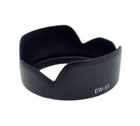 Paraluce EW53 reversibile per EF-M 15-45 mm F/3,5-6,3 IS / 15-45 mm protegge da abbagliamenti e danni, paraluce in ABS