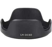 Paraluce for fotocamera, LHDC60 Sostituzione del paraluce for montaggio su fotocamera nero in plastica for PowerShot SX30 SX20 SX10 is SX1 Lens