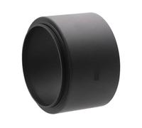 Paraluce generico for teleobiettivo in metallo a vite 49 52 55 58 62 67 72 77 82 mm universale nero distanza focale almeno 80 mm(77 mm)