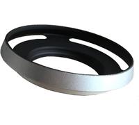 Paraluce in metallo 37mm, compatibile con Olympus, 14-42 EZ EP5 | Accessorio obiettivo nero argento in alluminio, EPL7 EM10 II(A9)