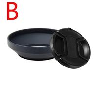 Paraluce in metallo Grandangolo 49mm 52mm 58mm 55mm 62mm 67mm 72mm 77mm 82mm Paraluce for fotocamera (Size : 37mm, Color : B)