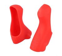 Paraluce leva freno bici resistente alle intemperie per Sora ST R2000 R3000 Soft Touch Silicone per ridurre l'affaticamento della mano (rosso)