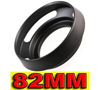 PARALUCE METALLO VENTILATO 82MM VENTED LENS HOOD TILTED METAL 82 MM NERO BLACK