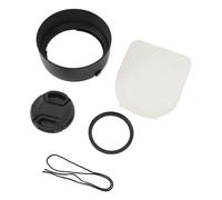 Paraluce per Fotocamera ES 65B da 43 Mm, Kit Filtro UV per Paraluce, Filtri e Paraluce da 43 Mm per RF50mm F1.8 STMS per Fotocamera R50 R6 R5 R8, Copriobiettivo, Copriobiettivo