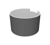 Paraluce per Fotocamera Voigtlander Bessa 6.3 a Slitta Nero ABS 3D