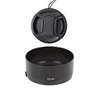 Paraluce per obiettivo ES-68 e 49 mm, compatibile con obiettivo Canon EF 50 mm f/1.8 STM (confezione da 1 + 1)