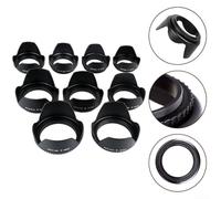 Paraluce per uso esterno, stile floreale, compatibile con la maggior parte delle lenti Sony (77 mm)