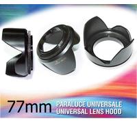 Paraluce universale a petalo attacco a vite - diametro 77 mm - Lens hood