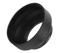 Paraluce Universale in Gomma, Protezione Paraluce Pieghevole Antiriflesso 3 in 1 con 3 Diversi Stati Regolabili, Protezione Obiettivo per SLR MSLR (67 mm)