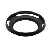 Paraluce universale in metallo, paraluce per fotocamera CN NK SNY PK OM FJ (nero, 49 mm)