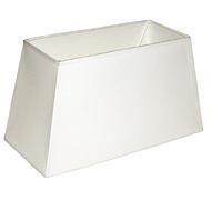 Paralume 350 x 170 x 280 x 130 x 200 mm inferiore x altezza | Trapezio | imitazione di cotone bianco | per portalampada E27 (grande) | Paralume 35 x 17 x 28 x 13 x 20 cm.