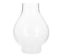 Paralume 4,5 CM Rotondo, per Lampada a Olio Vintage in Vetro | Trasparente e Soffiato a Mano, Protezione Dalla Fiamma, Diffusione Morbida, per Candelabro e Decoro Tavolo