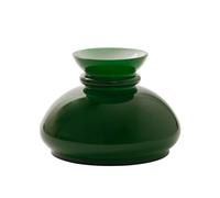 Paralume 4693 per lune a petrolio vetro opalino verde - foro di montaggio 141mm