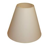 Paralume 500 x 230 x 400 mm diametro inferiore x diametro superiore x altezza | fedeltà imitazione cotone | colore ecru (crema) | grigio lampada 50 x 23 x 40 cm | grigio lampada 50 cm