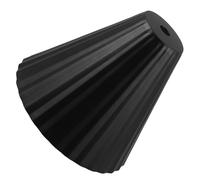 Paralume a Forma di Campanella in Ferro Nero per Lampada da Comodino | Diffusione Profumata, Foro da 10mm, Struttura Leggera Removibile, per Scaldacera e Tavolino