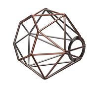 Paralume a gabbia in bronzo E27 / E14 160 mm Ø