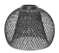 Paralume a Gabbia in Metallo Nero, Sfera Traforata per Lampada | Ferro, Diffusione Luminosa Ambientale, Installazione Rapida, per Plafoniera Sospesa, Caffè e Camera