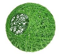 Paralume a gabbia per lampadine E27, paralume, Lampshade, Chandelier Shade Silver Bee Wall Sticker Outdoor Chandelier Rattan Lampshade(Green)