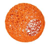 Paralume a gabbia per lampadine E27, paralume, Lampshade, Chandelier Shade Silver Bee Wall Sticker Outdoor Chandelier Rattan Lampshade(Orange)