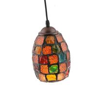 Paralume A Sospensione A Sospensione Con Paralume In Stile Mosaico