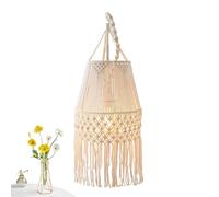 Paralume Boho, paralume sospeso | Paralume in corda di cotone Boho Macrame tessuto a mano,Accessorio per decorazione di arazzo, accessori per la decorazione della stanza per soggiorno, sala da pranzo