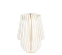 Paralume Carta Tondo Pieghe Avorio H38cm J-Line